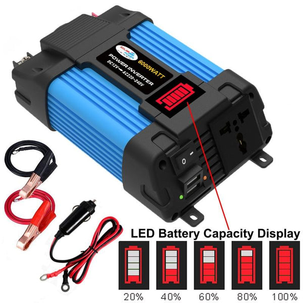 12V-110V 500W SOLIKE TECH Vehicle Inverter Sine Wave Convertor Auto Inverter