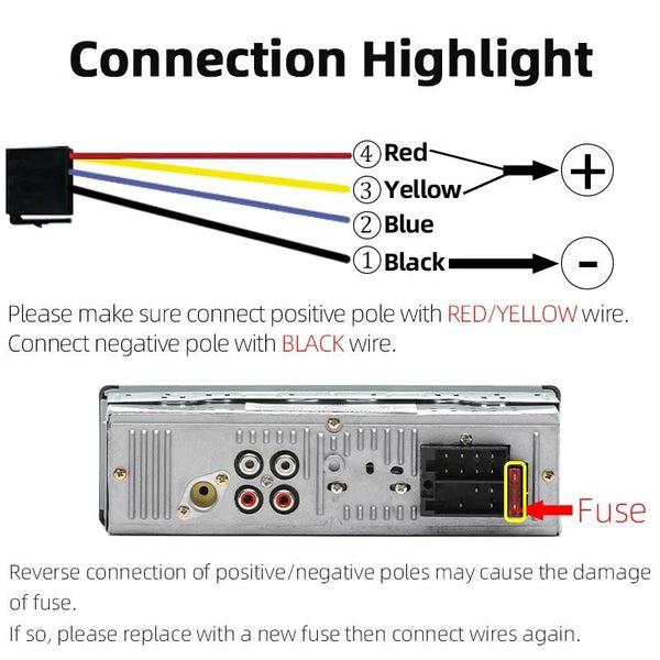 JSD-520 Car Stereo Radio MP3 Audio Player Support Bluetooth Hand-free Calling / FM / USB / SD, EU Plug Version