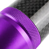 Universal Car Carbon Fiber Metal Gear Shift Knob (Purple)