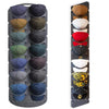 Felt Baseball Cap Display Stand Non-woven Hanging Storage Bag,Style: 14 Grids Double Row 3mm