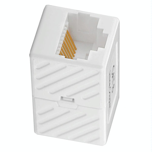 2 PCS JUNSUNMAY RJ45 Female to Female In Line Coupler Cat6 Cat5e Cat5 Ethernet Cable Extender Adapter