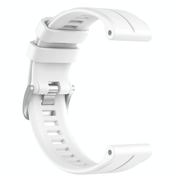 For Garmin Forerunner 955 / 255 / 745 22mm Silicone Watch Band(White)