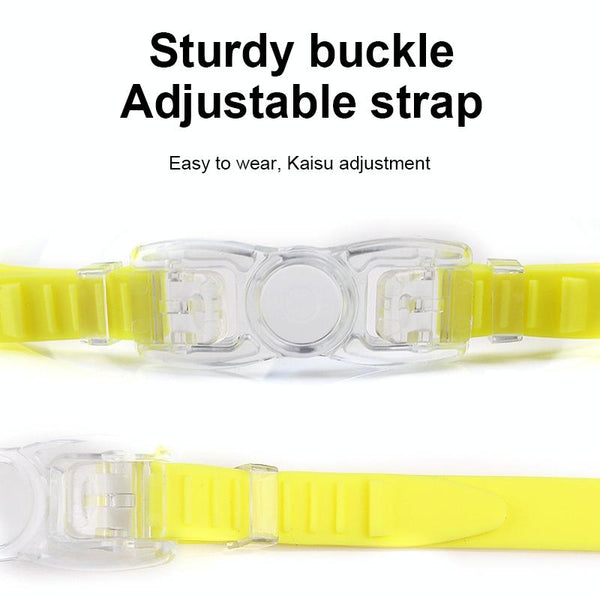 JIEHU JH8560 Children Waterproof and Anti-fog Cartoon Cat Shape Swimming Goggles(Purple)