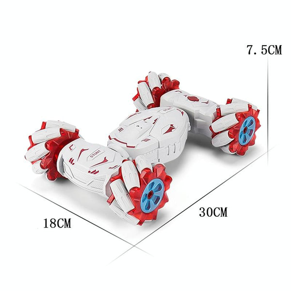 MoFun  JC06 2.4G Remote Control Torsion Stunt Car, Specifications:Dual RC(Red)