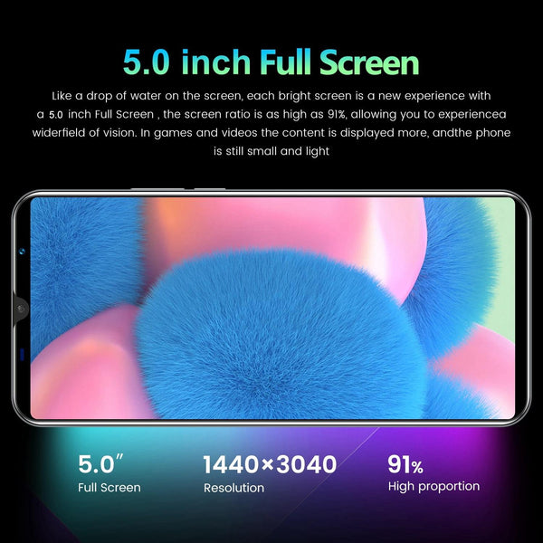 Rino10 / DP15, 1GB+8GB, 5.0 inch Screen, Face Identification, Android 8.1 MTK6580M Quad Core, Network: 3G, Dual SIM(Black)