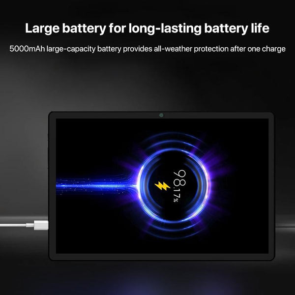 H90 10.1 inch 4G LTE Tablet PC, 4GB+64GB, Android 12 MTK6771 Octa Core, Support Dual SIM, EU Plug (Purple)