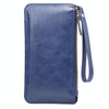 Universal Crazy Horse Texture Touch Screen Wallet Style PU Leather Shoulder Bag for Galaxy Note 8 & Mega 6.3, Huawei Mate 8 / Mate 7, etc. 6.3 inch Below(Dark Blue)