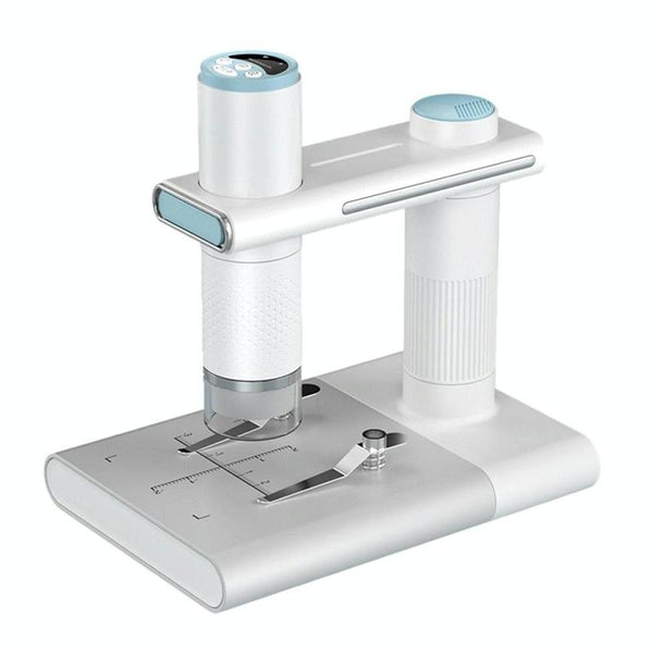 WIFI HD USB Electron Microscope Digital Magnifier With Stand(White)