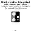 For OPPO Realme 9 Pro+ 5G Global imak Integrated Rear Camera Lens Tempered Glass Film with Lens Cap Black Version