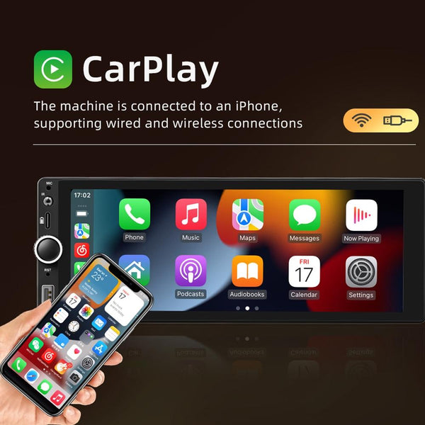 Car Universal Radio Wireless Bluetooth Hands-Free Android Navigation, Memory: 2+32G