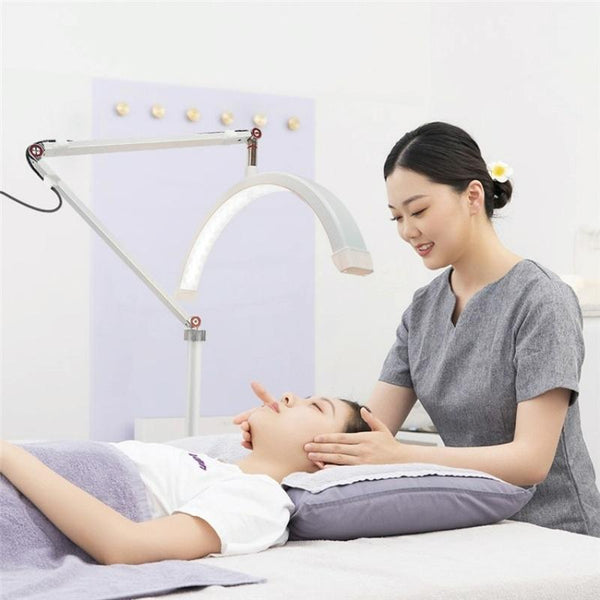 HD-M3X For Eyelash Extensions / Tattoo / Nail Art Lighting Lamp 16 inch Clip-on Half Moon Desk Lamp(UK Plug)