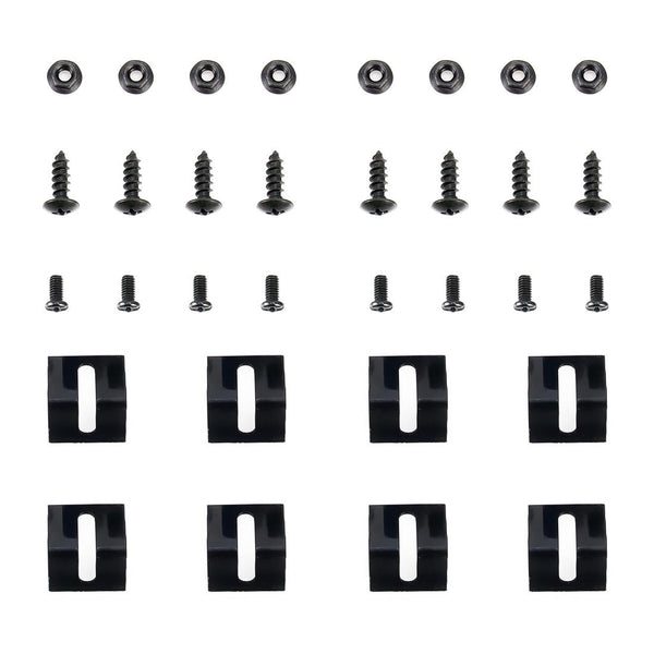 4 PCS Car-Styling Blade Decorative Sticker(Black)