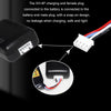 11.1V 2A 3S Output Protection Lithium Battery USB Charger With Light(XH/4P Plug)
