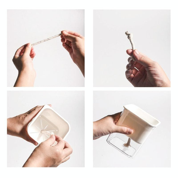 Hydroponic Transparent Visible Plastic Flower Pot, Size: 10x10x11.3cm(Black)