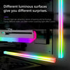 COOLMOON F300 Square Panoramic Glow ARGB Light Bar Desktop Computer Case Interior Decorative Ambient Light