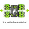 SY029 Children Sidewalk Dump Truck Double-Sided Flip Drift Remote Control Toy Stunt Car(Black Green)