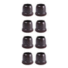 0.75 inch Small 8pcs /Set Round Table And Chair Leg Covers For Tiles/Wooden Floors Furniture Protectors(Dark Brown)