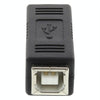 USB 2.0 BF to BF Adapter(Black)