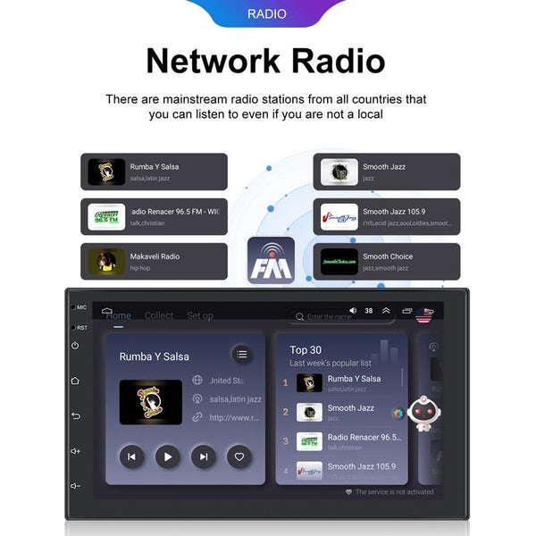 9inch Android 13.0 Dual Butt Universal Wireless Carplay Car Navigation Center Control All-In-One Monitor(Standard)