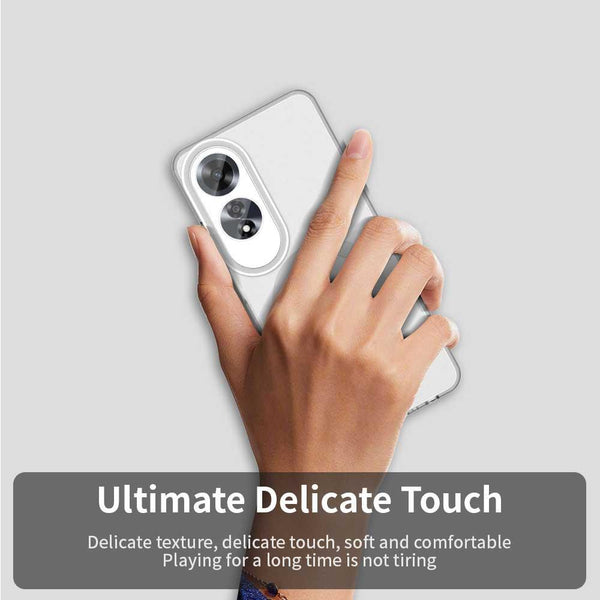 For OPPO A60 Global Candy Magsafe PC Hybrid TPU Phone Case(White)