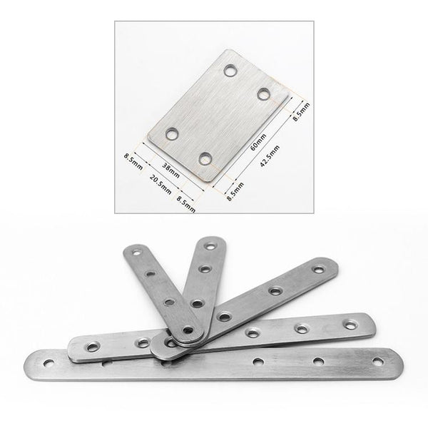 40 PCS Stainless Steel Connection Code Straight Connecting Piece, Number: 12