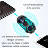 KUQIBAO Motorcycle Helmet Waterproof Bluetooth Headset With Screen(Soft Microphone)