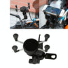 Universal 12V Motorcycle USB Phone Charger with Holder, Suitable for 3.5-6.5 inch Smartphones