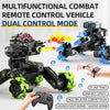 DM-518 Four-wheel Battle Blooming Tire Spray Remote Control Car, Specification:Single Control Soft Bomb(Blue)