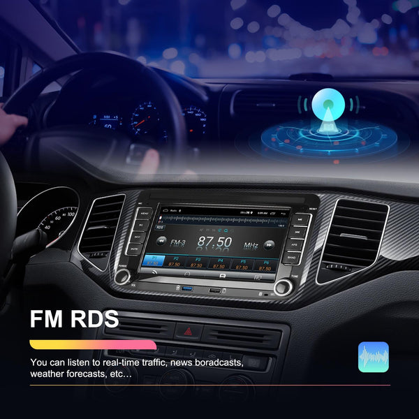 For Volkswagen/Skoda 2+64G Player Large Screen Carplay Android Navigation Reversing Camera Integrated Machine(Standard)
