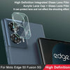 For Motorola Edge 50 Fusion 2pcs/Set imak HD Glass Rear Camera Lens Film