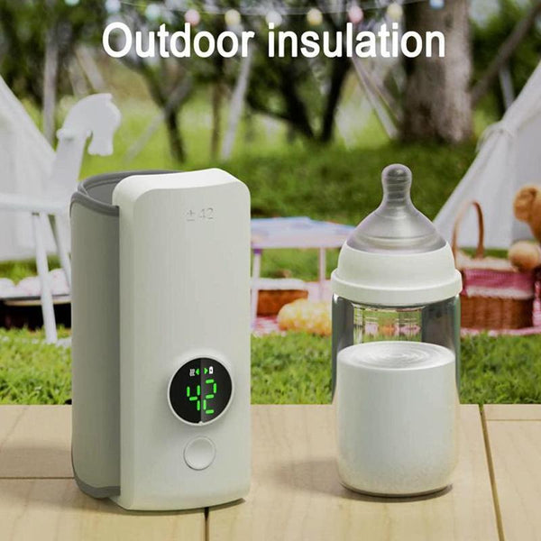 18W 6000mAh Baby Bottle Warmer With Digital Display 6 Levels Temperature Adjustment NNQ-2