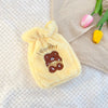 Plush Embroidery Washable Can Be Crossbody Water-Filled Warm Water Bag Yellow Bear