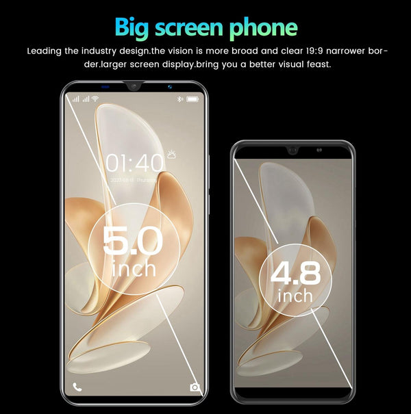 Rino10 / DP15, 1GB+8GB, 5.0 inch Screen, Face Identification, Android 8.1 MTK6580M Quad Core, Network: 3G, Dual SIM(Black)