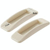 1pair Rectangular Paste Assist Door Windows Handle Refrigerator Cabinet Door Handle(Khaki)