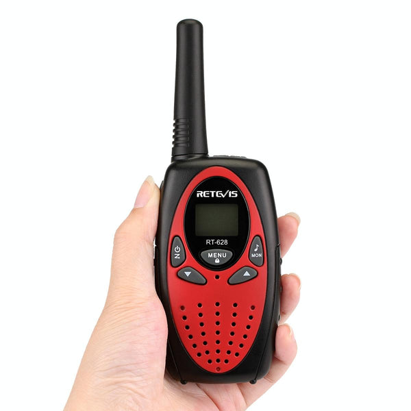 1 Pair RETEVIS RT628 0.5W US Frequency 462.550-467.7125MHz 22CHS Handheld Children Walkie Talkie(Red)