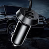 Universal Car 3 in 1 Quick Charger Dual Port USB Charger Power Outlet Adapter, Cable Length: 55cm
