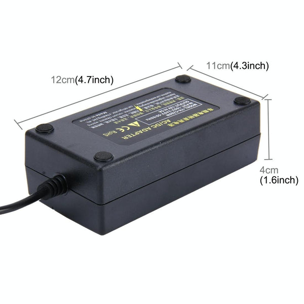 60W Vehicle Power Inverters 110V-240V AC/DC to 12V DC with Car Cigarette Lighter Socket Adapter Converter Vehicle Amplifier Power, Output: DC 12V 5A, EU Plug