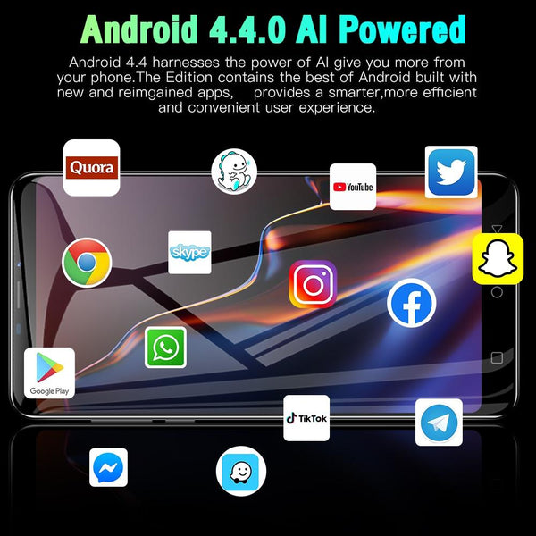 Note80 / D76, 512MB+4GB, 5.0 inch Screen, Face Identification, Android 4.4 MTK6572 Dual Core, Network: 3G(Black)