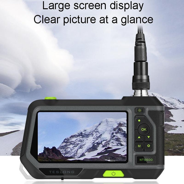 Teslong NTS500 5.5mm-3M Dual Lens 5 Inch Large Screen Industrial Pipe Borescope Industrial Inspection Tools