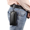 Litchi Texture Waist Belt Wallet Bag For Folding Screen Phone(Black)