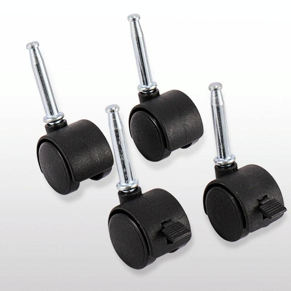 10pcs Swivel Furniture Casters Office Chair Baby Crib Sofa Wheel, Spec: 2 Inch Without Brake