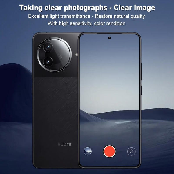 For Redmi K80 IMAK Rear Camera Lens Glass Film Black Version