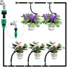 25m Kit Hose Drip Irrigation System Plant Watering Set 360 Degree Adjustable Drippers