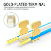 Gold Plated Head CAT7 High Speed 10Gbps Ultra-thin Flat Ethernet RJ45 Network LAN Cable  (30m)