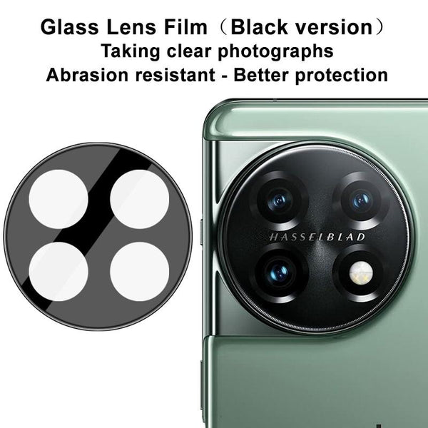 For OnePlus 11 5G imak High Definition Integrated Glass Lens Film Black Version