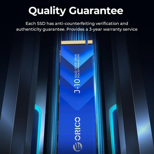 ORICO PCIe 3.0 NVMe M.2 SSD Internal Solid State Drive, Memory:512GB