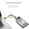ORICO 20UTS-U3 USB 3.0 to SATA Hard Drive Adapter Cable Converter for 2.5 inch HDD / SSD, Support OTG Function(Black)