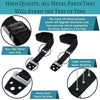 2pcs TV And Furniture Anti Tip Straps Baby Safety Lock Protection 2.5x80cm(Silver)
