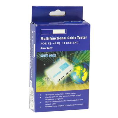 Mini RJ45 RJ11 Multifunctional Cable Tester