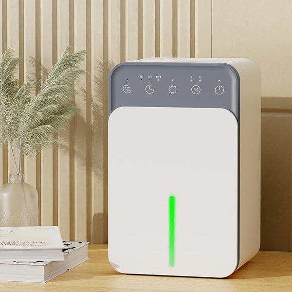1500ml Semiconductor Dehumidifier with Automatic Defrost Function, Timer, Sleep Mode EU Plug
